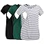 Black-deep Green-white Stripe Black-deep Green-white Stripe