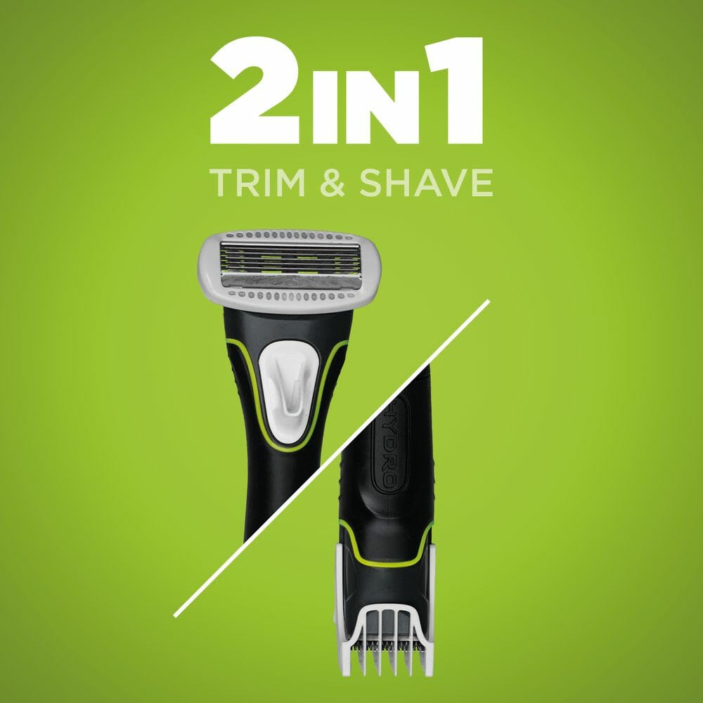 WILKINSON SWORD Hydro Trim & Shave Blades - zestaw 3 wymiennych ostrzy, odpowiednie dla skóry wrażliwej, 5 ostrzy krawędziowych z basenami żelowymi aloesowymi
