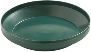 Dinex DX108708 High Heat Plastic Pellet Underliner, 9-1/2" Diameter x 1-7/8" Height, Hunter Green, For Insulated Domes (Case of 12)