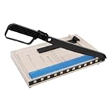 Paper Cutter A4 Cut Length, Easy to Use Lightweight Guillotine Style and Trimmer with 8 Sheet Capacity, Paper Cutter Slider Labels Photo Cardstock Crafts for Home or Small Business