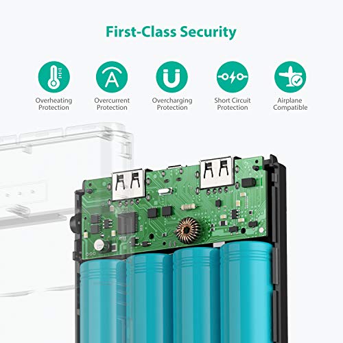 Power Bank Portable Charger 20000mAh RAVPower USB External Battery Pack Dual iSmart USB Ports Ultra Compact Phone Charger Compatible with iPhone 11 Pro Max Galaxy S10 Note 10 iPad Pro Android Devices