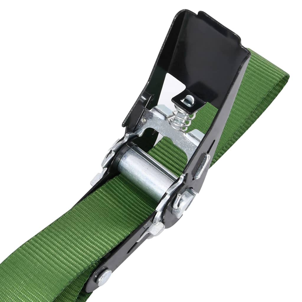 Homgoday Arredo Cinghie d'Ancoraggio a Cricchetto 20 pz 800 Dan 6m Verde,Arredo Mobili da Esterni per Giardino Esterno