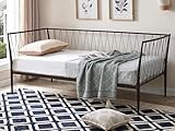 Kings Brand Furniture Twin Size Metal Daybed Frame with Mattress Support, Day Bed for Living Room, Bedroom, Guest Room, Bronze