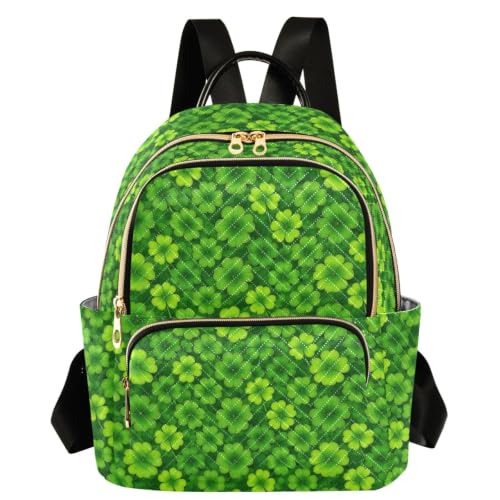 Mochila casual de mujer con estampado animal bolsillos y amuleto S