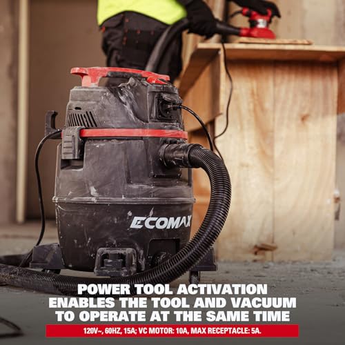 ECOMAX 8 Gal HEPA Shop Vac