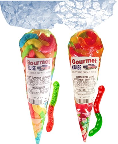 Sour Worms Gummy Gummi And Worms Wild Fruit Assorted