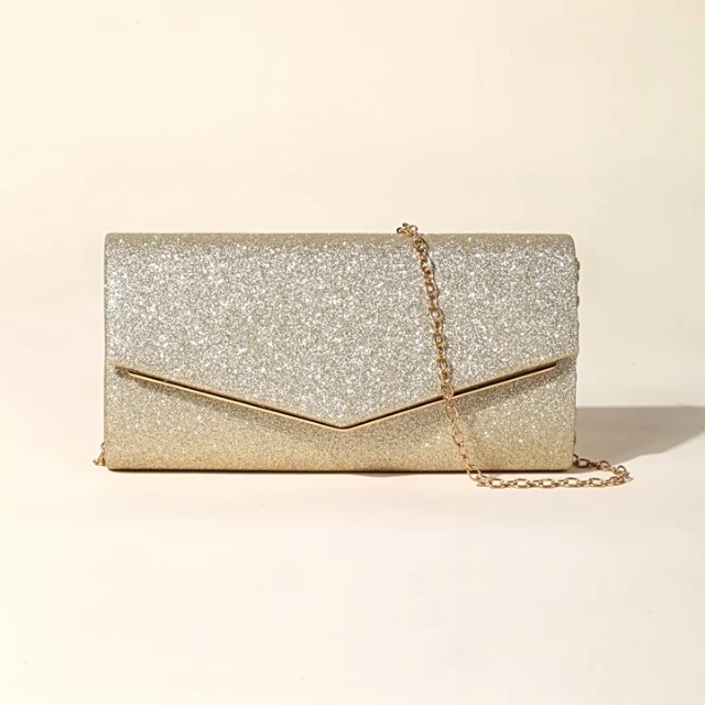 KBRPEY Pochette Soirée Paillettes Femme - Sac Chaîne Démontable Mariage Et Fête