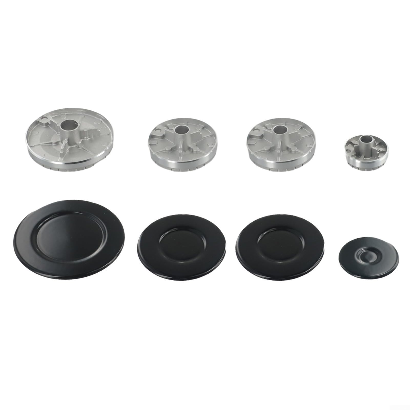 Juego de tapas de quemador de gas, kit de sombrero de cocina compatible con tapa de mango de horno Sabaf de repuesto para accesorios de cocina