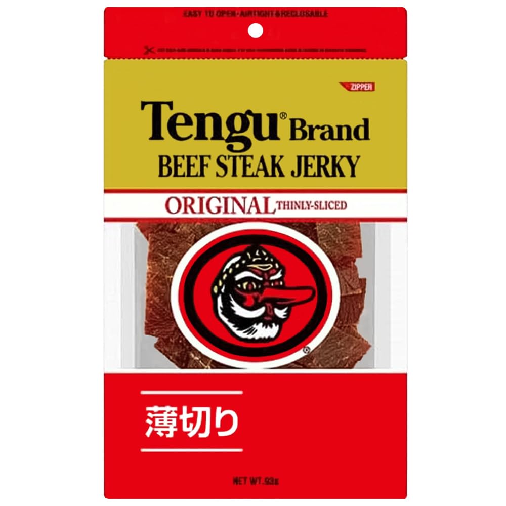 Amazon | テング ビーフジャーキー オリジナル 薄切りタイプ 93g 3袋