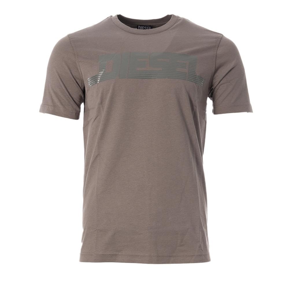 Diesel Grey T-Shirt Man Magliettas, grey, XL