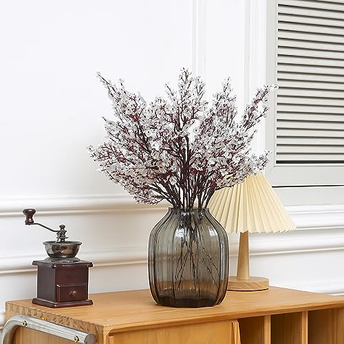 JAKY-Global Babys Breath Silk Artificial Flowers Bulk 12pcs for Fall Decor Fake Flower Bouquet Bulk for Home Kitchen Indoor Bouquet Floral Arrangement Table Centerpieces Party Decor(Silver 12pcs) - Image 3