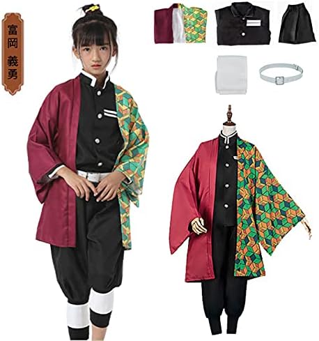 Amazon 鬼滅の刃 子供服 子供コスプレ衣装 キッズ Kids Cosplay 誕生日 プレゼント コスプレ服 文化祭 ハロウイーン パーティー 変装 仮装 子供用 こどもの日 キッズコスチューム おもちゃ