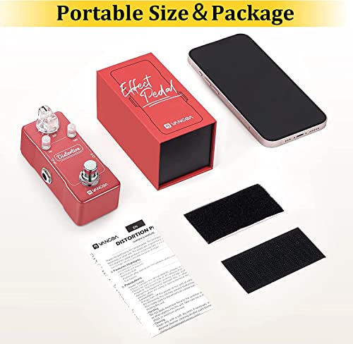 Vangoa Distortion Guitar Pedal, Pédale d’effet de distorsion pour guitare électrique avec True Bypass Mini Single Type… - Les Beatles, Paul McCartney, John Lennon, RIngo Starr, George Harrison Vangoa Distortion Guitar Pedal, Pédale d'effet de distorsion pour guitare électrique avec True Bypass Mini Single Type… – Image 7