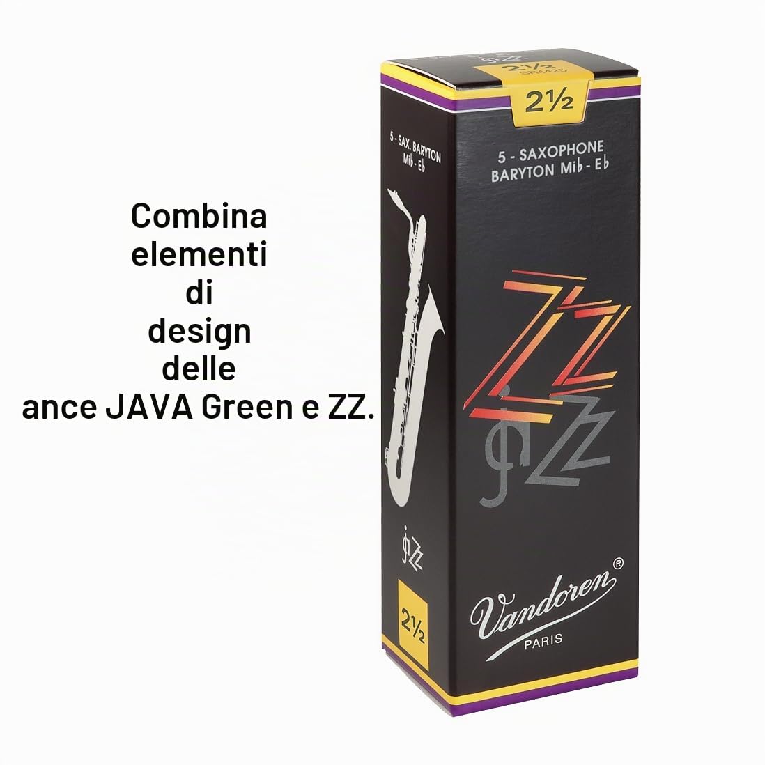 Saxofono baritono ad ancia Vandoren ZZ forza: 2 1/2
