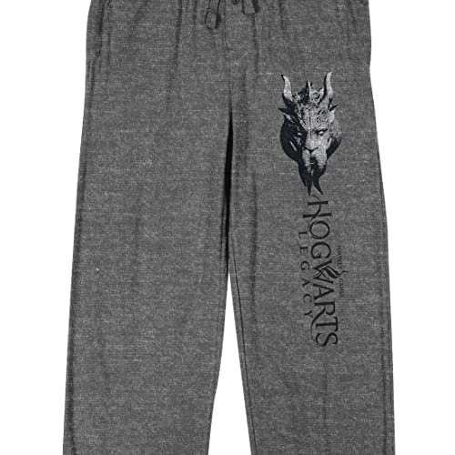Hogwarts Legacy Graphron Men's Athletic Heather Sleep Pajama Pants2