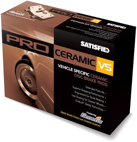 Satisfied Brake Products PR537C Rear Ceramic Pads
