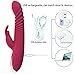 Date Night Pleasure Toy Adult Toys Adult Tool for Women Today Big Pleasure Rabbit Ears Tool Machine Pleasure Popular Gift Powerful 15 Modes Female Realistic Toys Most Pleasure Machine (Red)