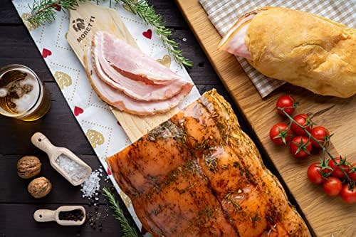 Moretti® Porchetta d'Ariccia IGP Emballé sous vide | Croustillant à l'extérieur | Produit typique | Sans gluten | Sans conservateurs | Viande de porc italienne sélectionnée 3Kg