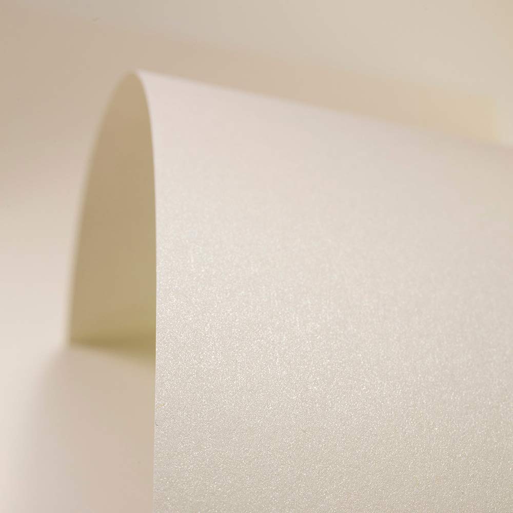 Ivory Paper Pearlised 120gsm - A1 5 Sheets