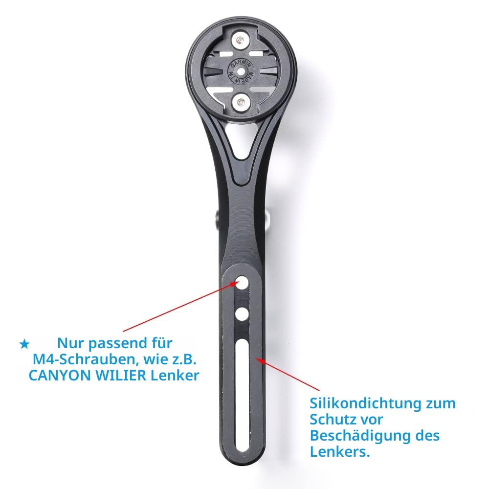Cestbon Aero Integrated Handlebar Mount for Garmin, Wahoo, Elemnt, Bryton, Rider, Stages, and Hammerhead Compatible with Canyon CEP and Wilier Bar Handlebars