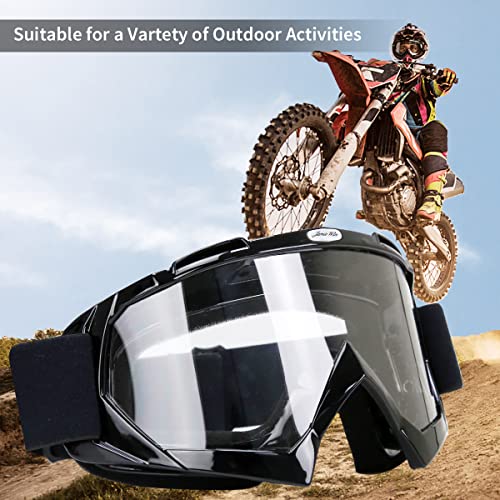 image for JAMIEWIN Motocross Goggles ATV Dirt Bike Motorcycle UTV MX OTG Offroad