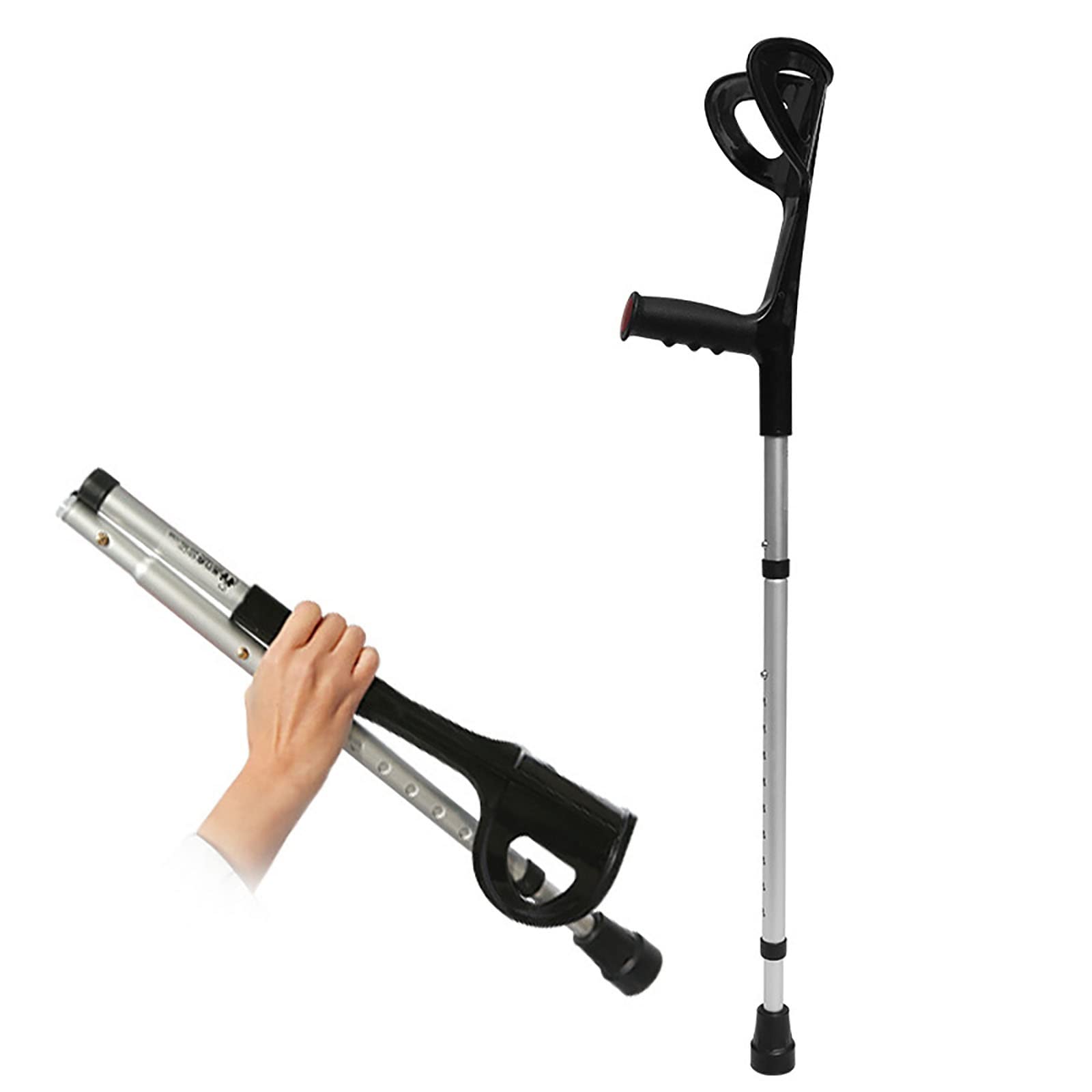 Buy Kfaifa Forearm Crutches, Crutches For Adults With Handle, Aluminum
