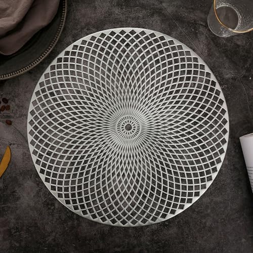 Set de table antidérapant KnSam argenté pour protéger et décorer votre table sans effort