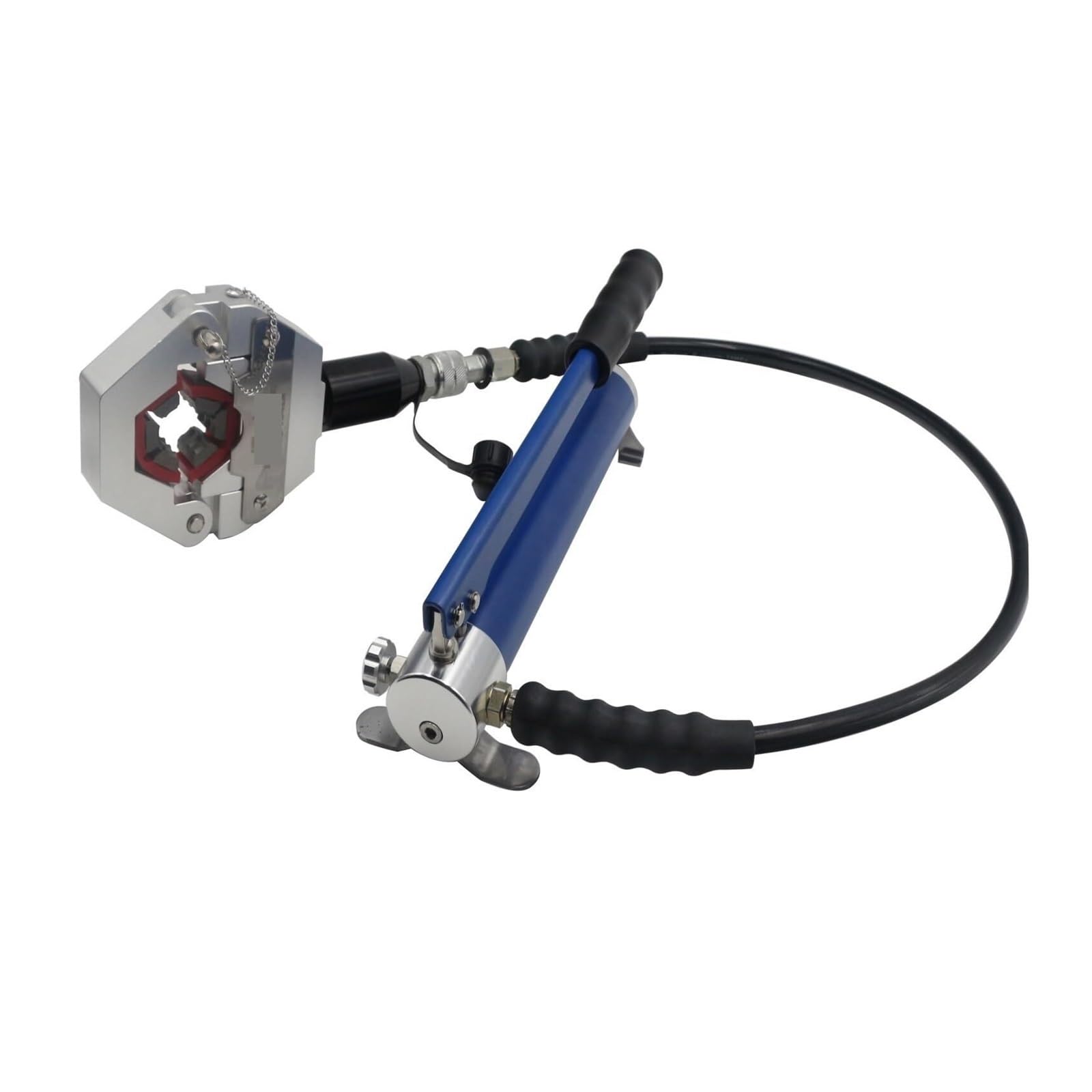 Hydraulic Crimping Tool, Manual AC Hose Crimper Separable Hydraulic Kit with Aluminum Pump Air Conditioner Repair Tool