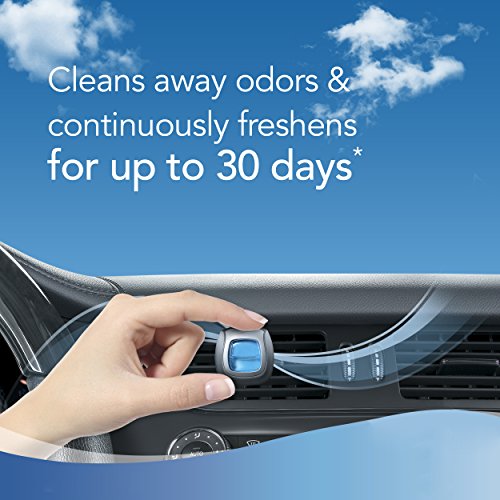 Image of Febreze Air Freshener, Car Vent Clip Air Freshener, Heavy Duty Air Freshener, Crisp Clean Air Freshener
