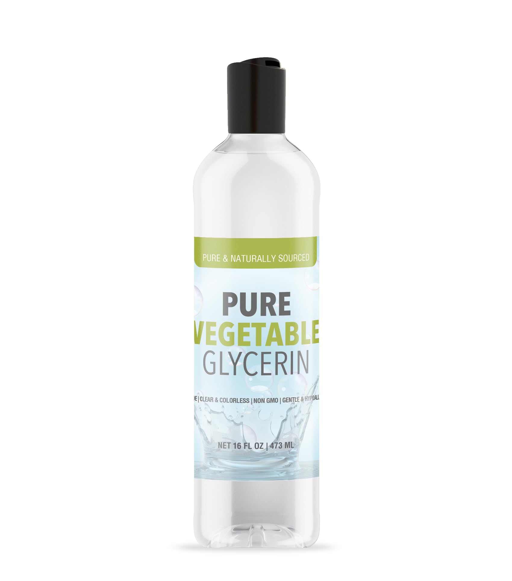 Pure Original Ingredients Vegetable Glycerin (16 fl oz) Food Grade, Vegan, Hypoallergenic, Odorless, Colorless