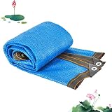 HAIPENG Sonnensegel Schattiernetz Sonnencreme Schatten Stoff 90% Schattierung Bewertung Stoff Sonnenschirm Startseite Zum Schwimmen Schwimmbad Pergola Garten (Color : Blue, Size : 2x2m)