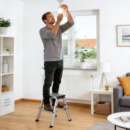Escabeau domestique pour maison Sekey double accès pliable - 3