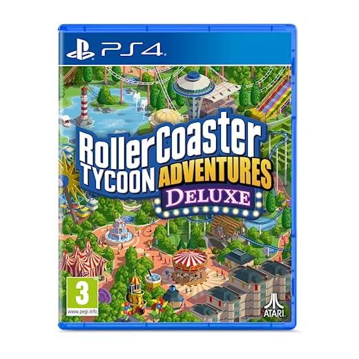 Rollercoaster Tycoon Adventures Deluxe - Playstation 4 PS4 - Get your race on!