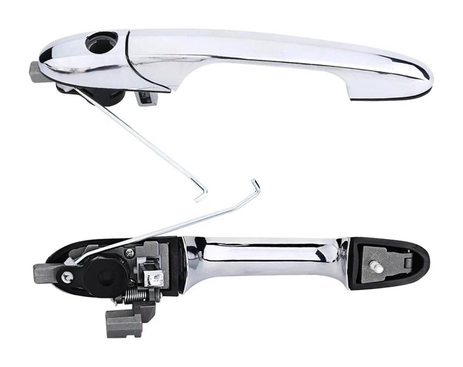 Wekpopmevl Right Outside Door Handle Cover For Fiat 500 2007-2020 735592026 735592012 Car Exterior Door Handles Passenger Left Or Side Chrome Outer Handle Fit(Right)