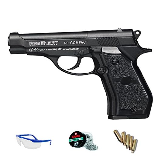 Red Alert Pack Pistola de Aire comprimido - balines de Acero. Gamo RD Compact Cal 4.5mm. <3,5J
