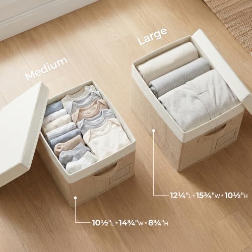 Image of GRANNY SAYS Storage Bins with Lids, Decorative Storage Boxes with Lids