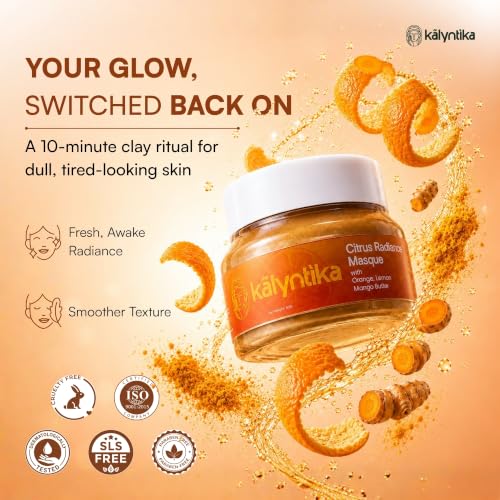 Image of Kalyntika Citrus Radiance De Tan Face Mask & Pack for Glowing Skin 1x50g