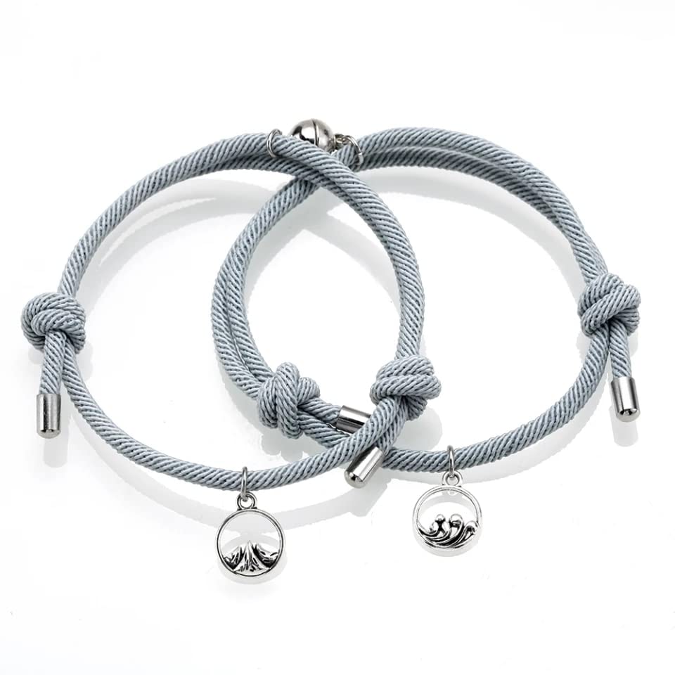 See full amazon price history chart for VIEN 2Pcs Couple Bracelet for Women Love Friendship Rope Braided Distance Bangle Magnetic Bracelets Paired Jewelry Lover Men Bracelet Grey VIEN 2Pcs Couple Bracelet for Women Love Friendship Rope Braided Distance Bangle Magnetic Bracelets Paired Jewelry Lover Men Bracelet Grey (B09TPSWP22) Amazon Price History, Amazon Price Tracker