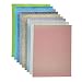 Faux Leather Glitter Canvas Sheets- 9 Pieces Assorted Colors A4 Size（8 X 12 Inch）Shiny Glitter Fabric Sheets for Bows, Earrings, Hair Accessories Making(9 Colors, Each Color One Sheet）