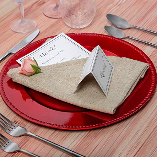 Platos decorativos Home Details 13 pulg, pack 24 miniatura 5