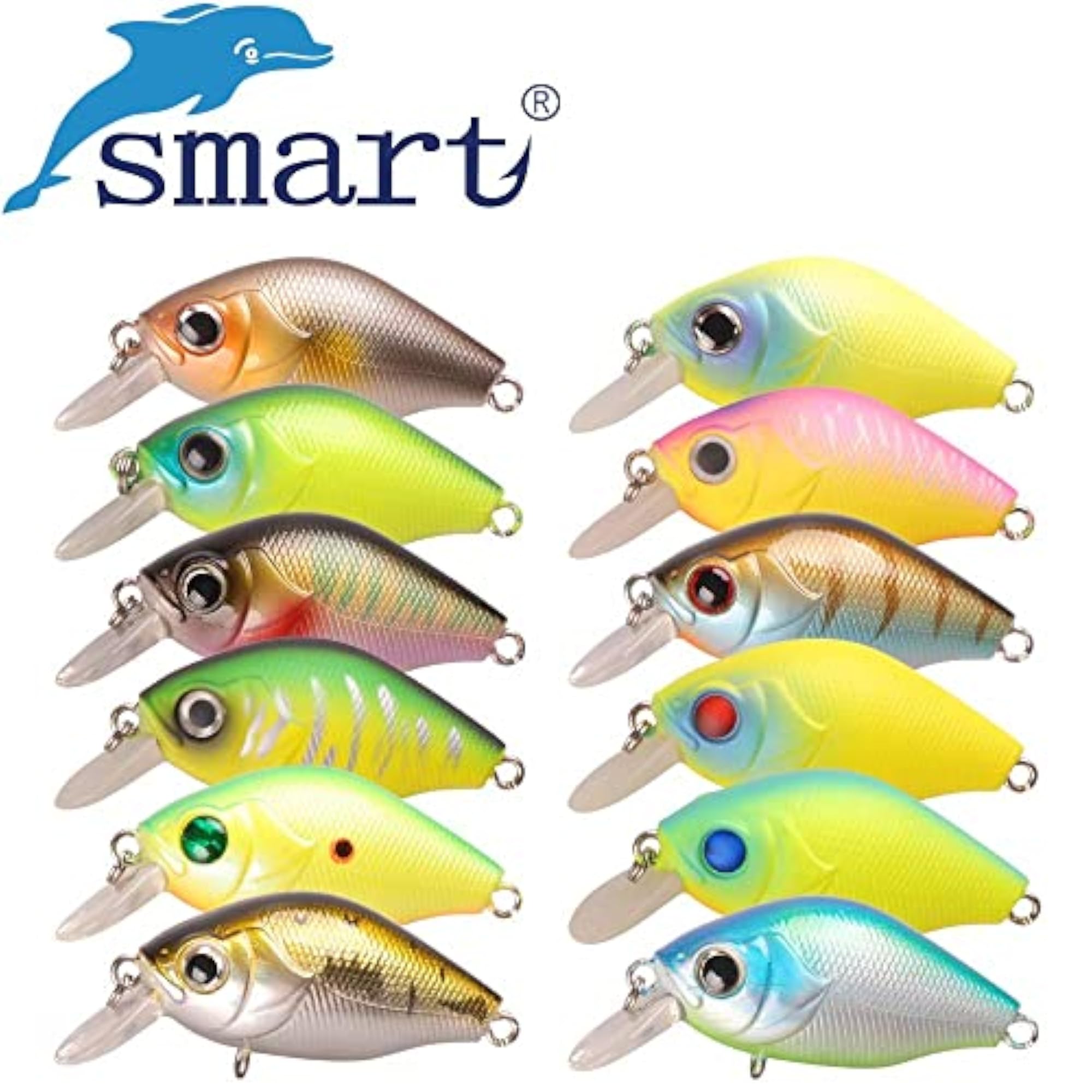 S Crank 40mm 7g Floating Crank Lures, 1pc