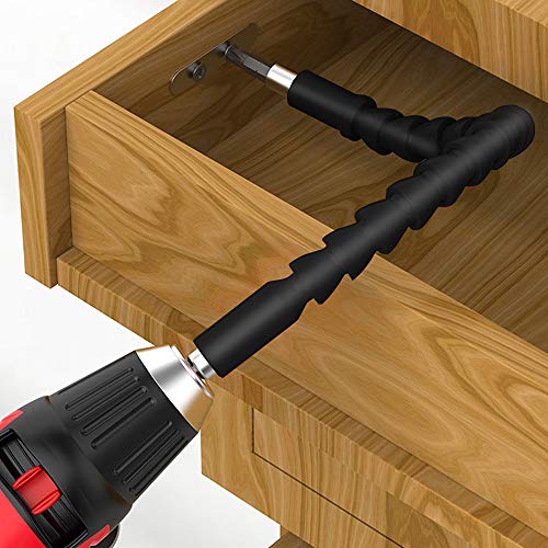 Set Of 6, Flexible Drill Bit Extension Kits, Dakuan 11.8 Inch 9.8 Inch 7.8 Inch Different Sizes Flexible Screwdriver Shaft Easy Bendable Snake Driver Extender, 2 For Each Size #TOP4