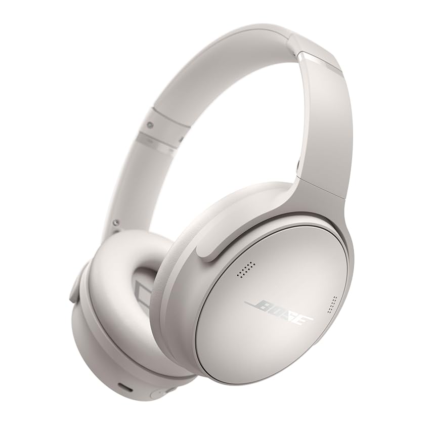 Immagine del prodotto NUOVO Bose QuietComfort Headphones con cancellazione del rumore wireless, Bluetooth cuffie over-ear con durata della batteria fino a 24 ore, Bianco