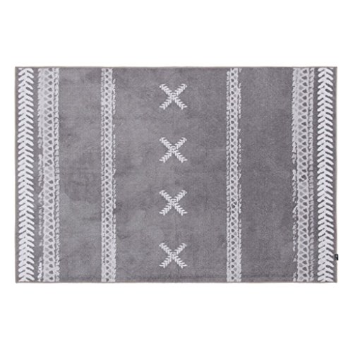 Tapis en polyester de haute qualité au design ethnique épuré - 2
