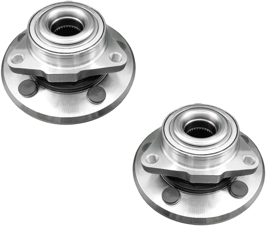 PM Auto Pair of 2 Front Wheel Hub Bearing Assembly for 2002-2008 Dodge RAM 1500 5 Stud Wheel