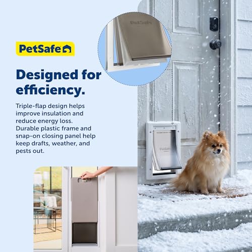PetSafe Extreme Weather Plastic Pet Door, Small - image 5