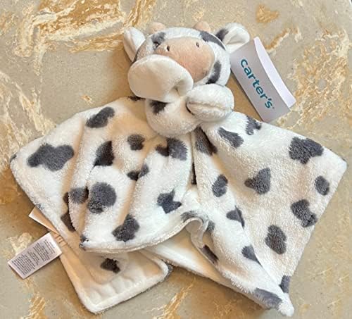 Kids Preferred Carter's Cow Plush Stuffed Animal Snuggler Lovey Security Blanket image 4