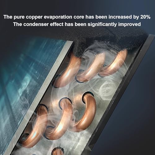 12V RV Roof Air Conditioner, Top-Mounted Parking AC, Fast Cooling Scroll Compressor for Trucks, Trailers, Fifth Wheels, Golf Carts, Motorhomes, Vans, Buses (White)