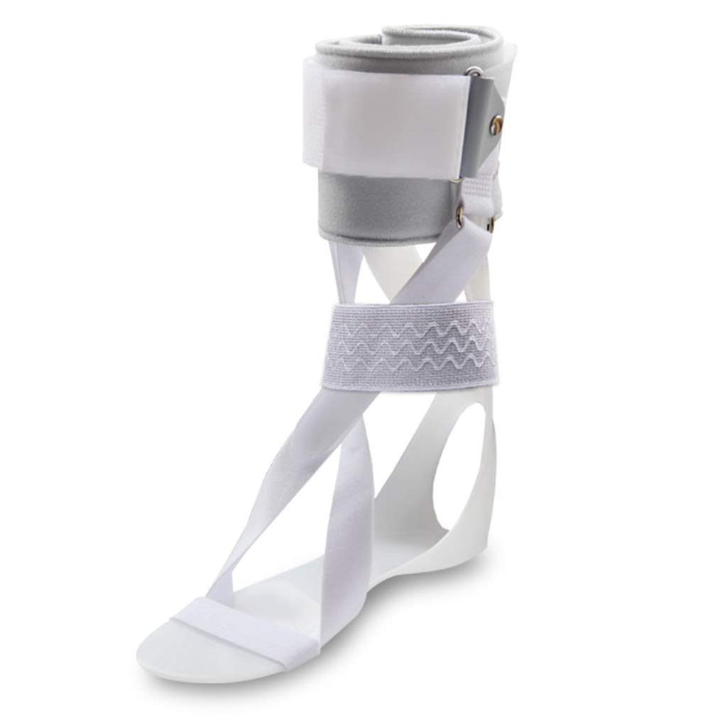 Maintien Confortable de la Cheville, orthèse de Pied de Cheville, Marche avec Chaussures, Conception de Sangle de 8 Mots, la Taille Peut être ajustée,Gray,Normalversion