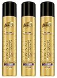Suave Professionals Plump Hold Hairspray, Luxe Styling Infusion. Pack of 3 x 8.5 Oz.